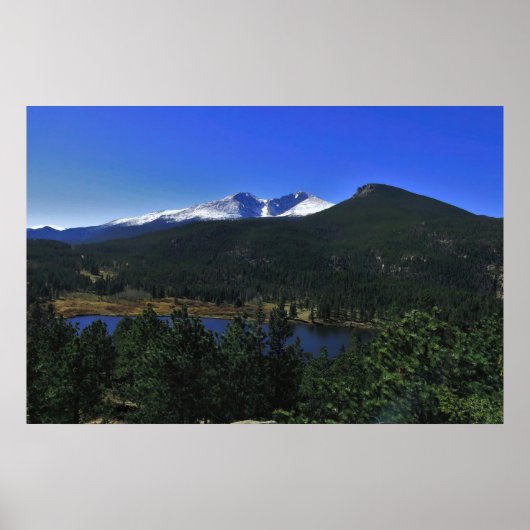 Poster Longs Peak et Estes Cone (Devant)