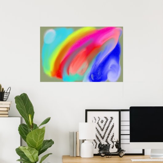 Poster Longue distance (Bureau à domicile)