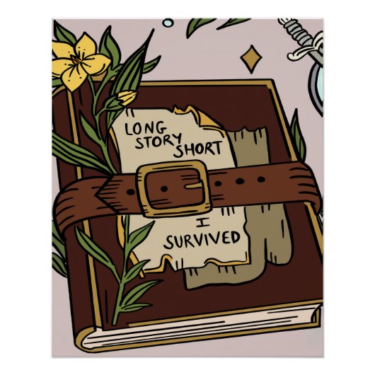 Poster longue histoire courte j'ai vécu (Devant)