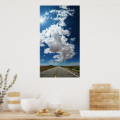 Poster Longue route, Longue nuages (Cuisine)