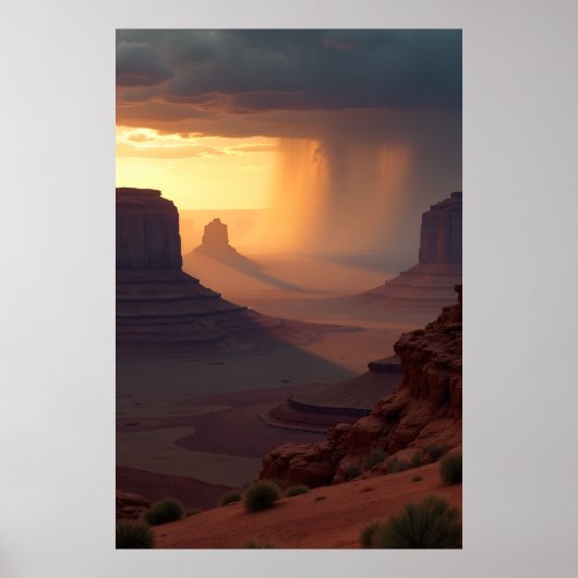 Poster Longues Ombres, Pluie Lointaine (Devant)