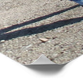 Poster Longueur Classique Cheveux et neige sur les montag (Coin)