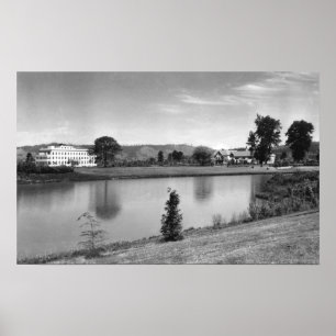 Poster Longview, photographie de Sacajawea de lac view de