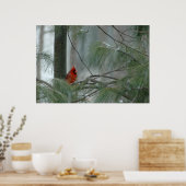 Poster Lonley Cardinal (Cuisine)
