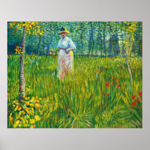 Poster L'ONU Jardin (Van Gogh) de dans de Femme