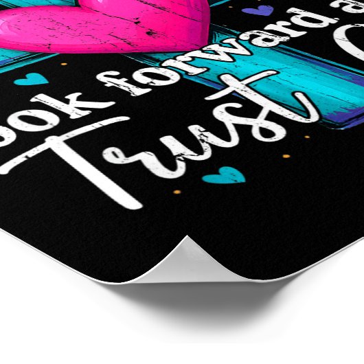 Poster Look Back And Thank God Look Forward And Trust God (Coin)