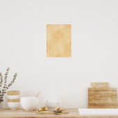 Poster Look Old Parchment Background (Cuisine)