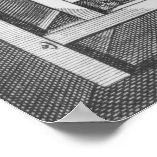 Poster Loom pour le tissage des bas (Coin)