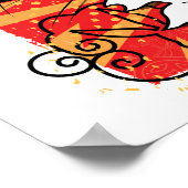 Poster LOONEY TUNES™ | BUGS BUNNY™ Graphique contextuel (Coin)