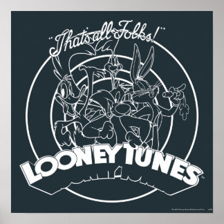 POSTER LOONEY TUNES™ C'EST TOUS LES FOLKS !™