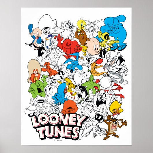 Poster LOONEY TUNES™ Color Pop Motif (Devant)