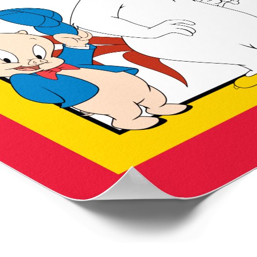 Poster LOONEY TUNES™ - Groupe de caractères | Signal d'an (Coin)