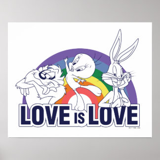 Poster LOONEY TUNES™ - L'amour c'est l'amour