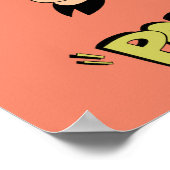 Poster LOONEY TUNES™ Rires rétro | Cochon de porc (Coin)