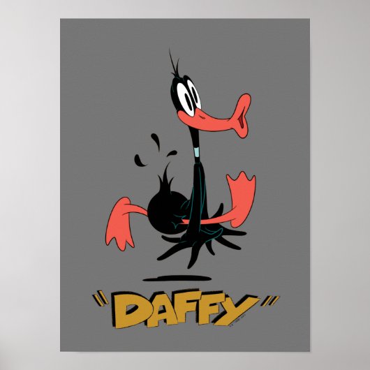 Poster LOONEY TUNES™ Rires rétro | DAFFY DUCK™ (Devant)