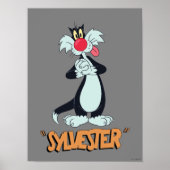 Poster LOONEY TUNES™ Rires rétro | SYLVESTER™ (Devant)