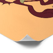 Poster LOONEY TUNES™ Rires rétro | WILE E. COYOTE™ (Coin)