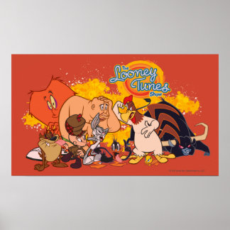 Poster Looney Tunes Show Cast & Logo