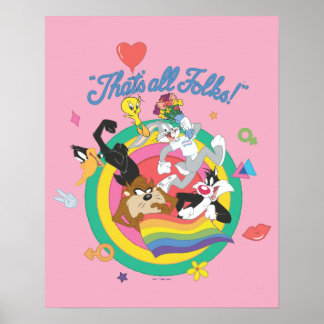 Poster LOONEY TUNES™ - That's All Folks! Pride Bullseye