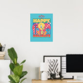 Poster LOONEY TUNES™ | TWEETY™ Joyeuses fêtes (Bureau à domicile)