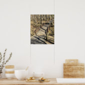 Poster loopbrug (Keuken)