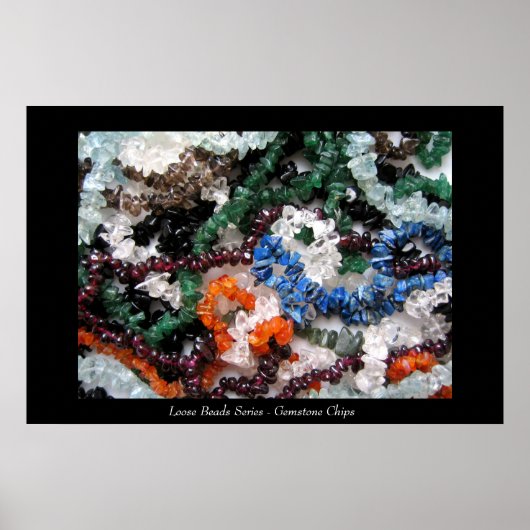 Poster Loose Beads Series - Chips en pierre (Devant)