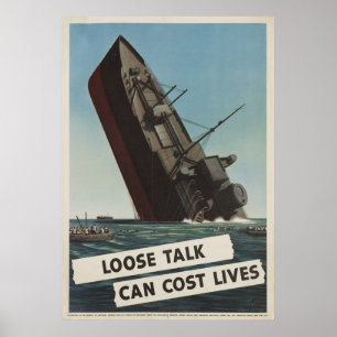 Poster Loose Talk Can Cost L