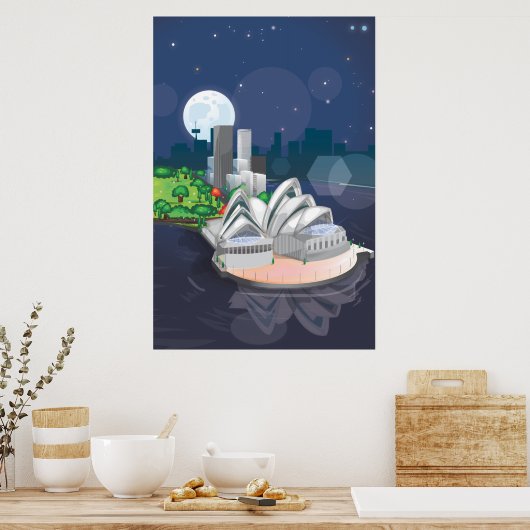 Poster L'Opéra de Sydney (Cuisine)