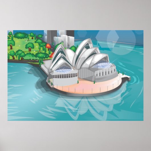 Poster L'Opéra de Sydney (Devant)