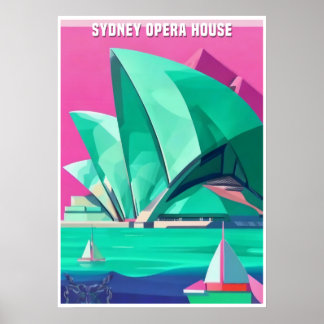 Poster L'opéra de Sydney Autrialia