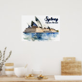 Poster L'Opéra de Sydney : Élégance emblématique du port (Cuisine)