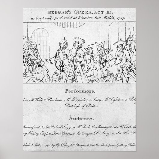 Poster L'opéra du mendiant' (Devant)