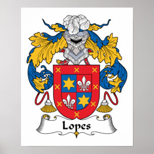 Poster Lopes Family Crest