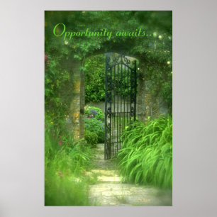 Poster L'opportunité attend... by tdgallery