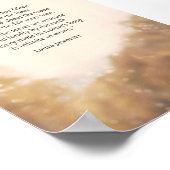 Poster L'or d'automne par Laura Jaworski (Coin)