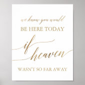 Poster L'or élégant si le ciel n'était pas si loin (Devant)