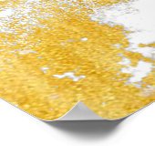 Poster L'or scinde Texture. Elément de conception de trai (Coin)