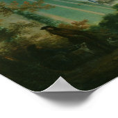 Poster L'Orangerie et le Château de Versailles, 1696 (Coin)