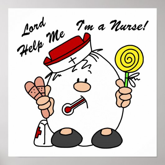 Poster Lord Aidez-moi Je suis infirmière (Devant)