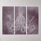 Poster Lord Bodner Triptyque En Rose Dusky (Devant)