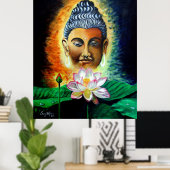 Poster lord buddha (Bureau à domicile)
