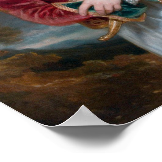 Poster Lord Byron en robe albanaise - 1813 (Coin)