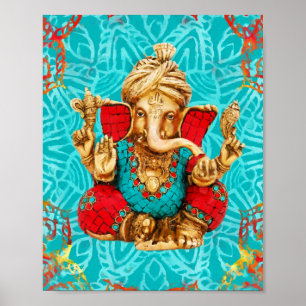 Poster Lord Ganesha - Médias mixtes