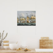 Poster Lord Howe dans la Reine Charlotte, briser l'Ene (Cuisine)