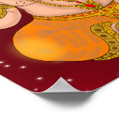 Poster Lord Narsimha Clock (Coin)