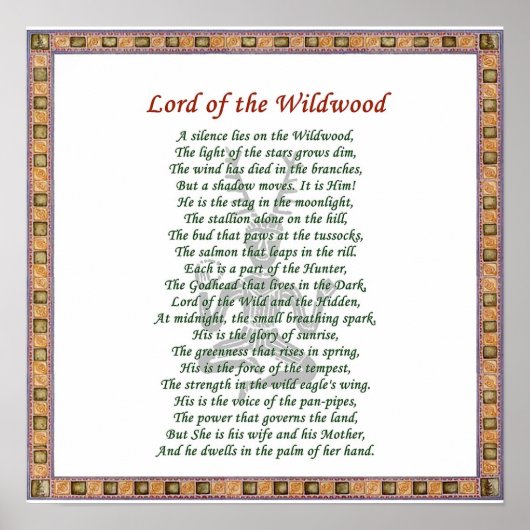 Poster Lord of the Wildwood (Devant)