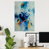 Poster Lord Shree Krishna Design artistique Wall Art (Bureau à domicile)