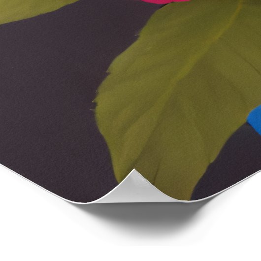 Poster Lord Shri Krishna Hindu Deity AI Généré (Coin)