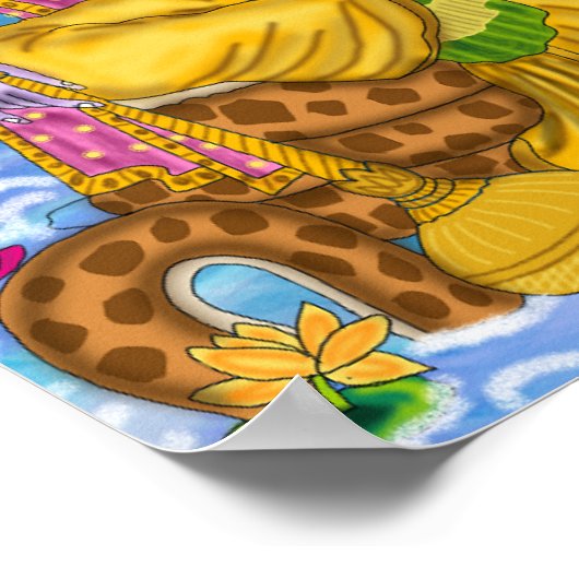 Poster Lord Vishnu (Coin)