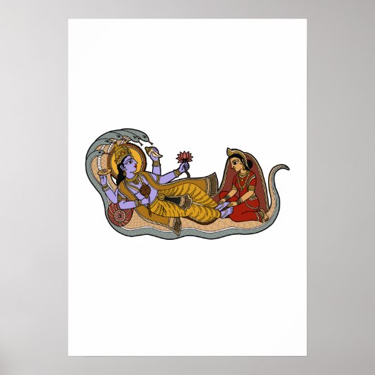 Poster Lord Vishnu  (Devant)